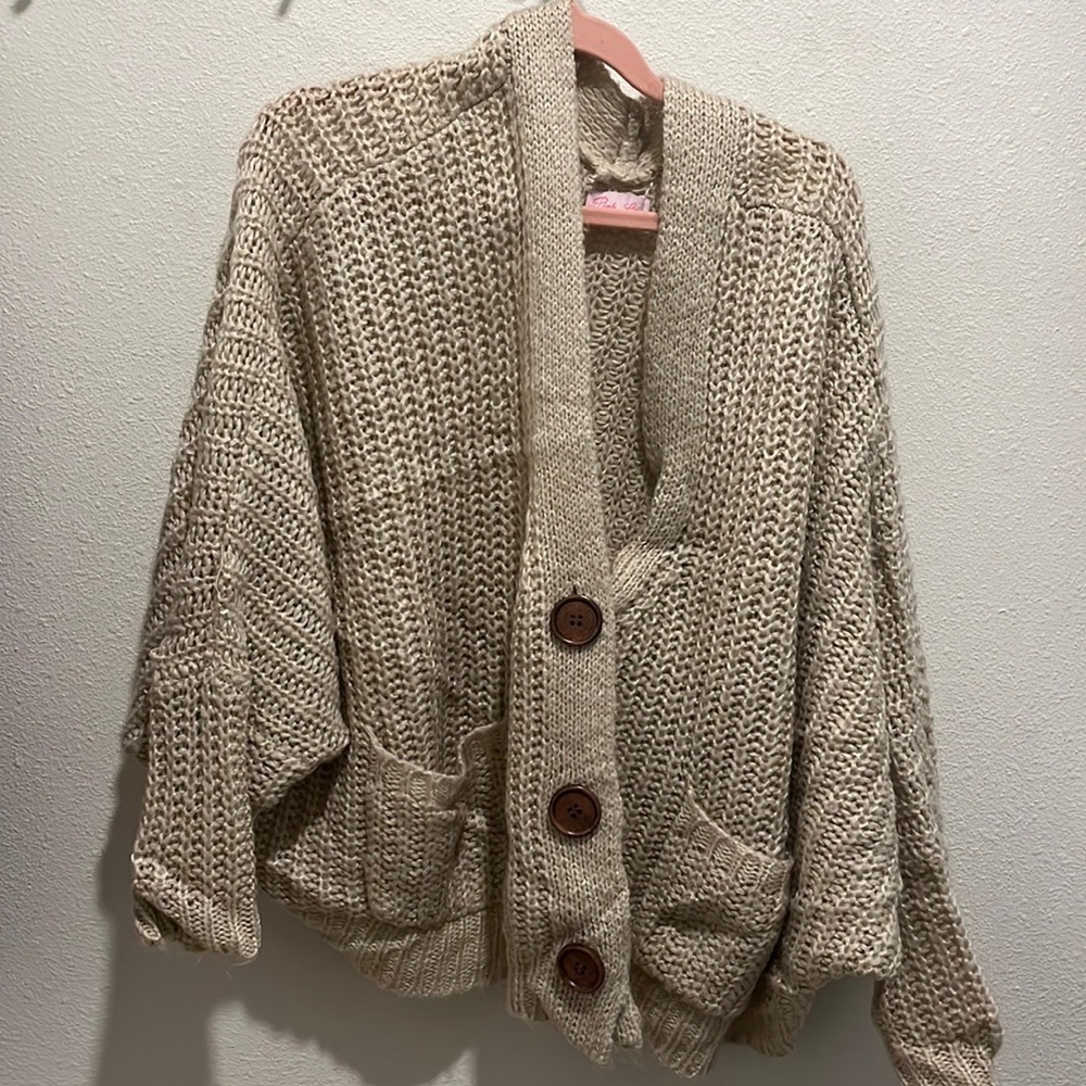 Pink Lily cardigan